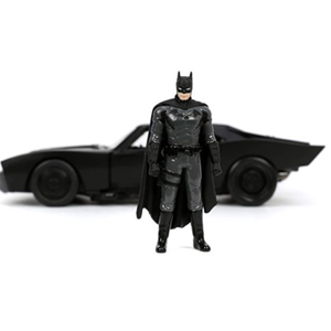 اسباب بازی ماشین فلزی بتموبیل و فیگور فلزی بتمن با مقیاس 1:24 Batman and Batmobile_اسباب بازی ماشین